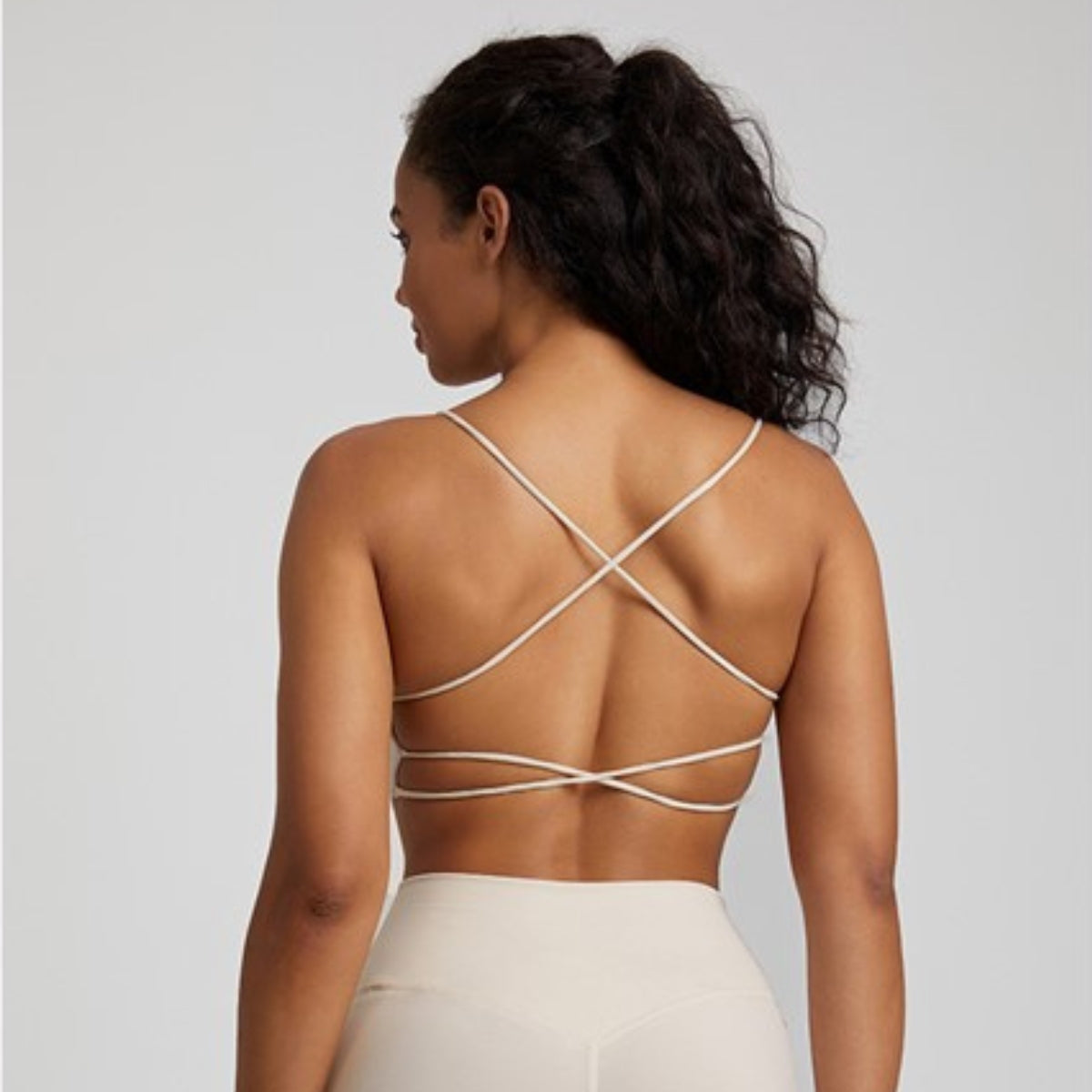 Yoga Sensuelle bra - beige / S