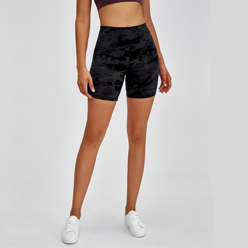 Yoga Short - Camouflage Black / XS