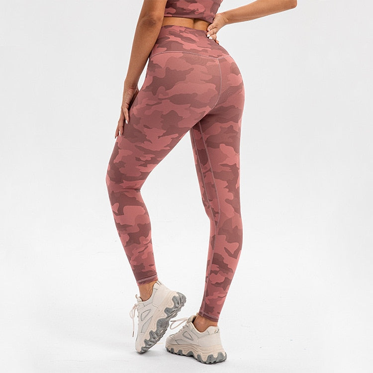 Military Yoga Legging - Pink / XS