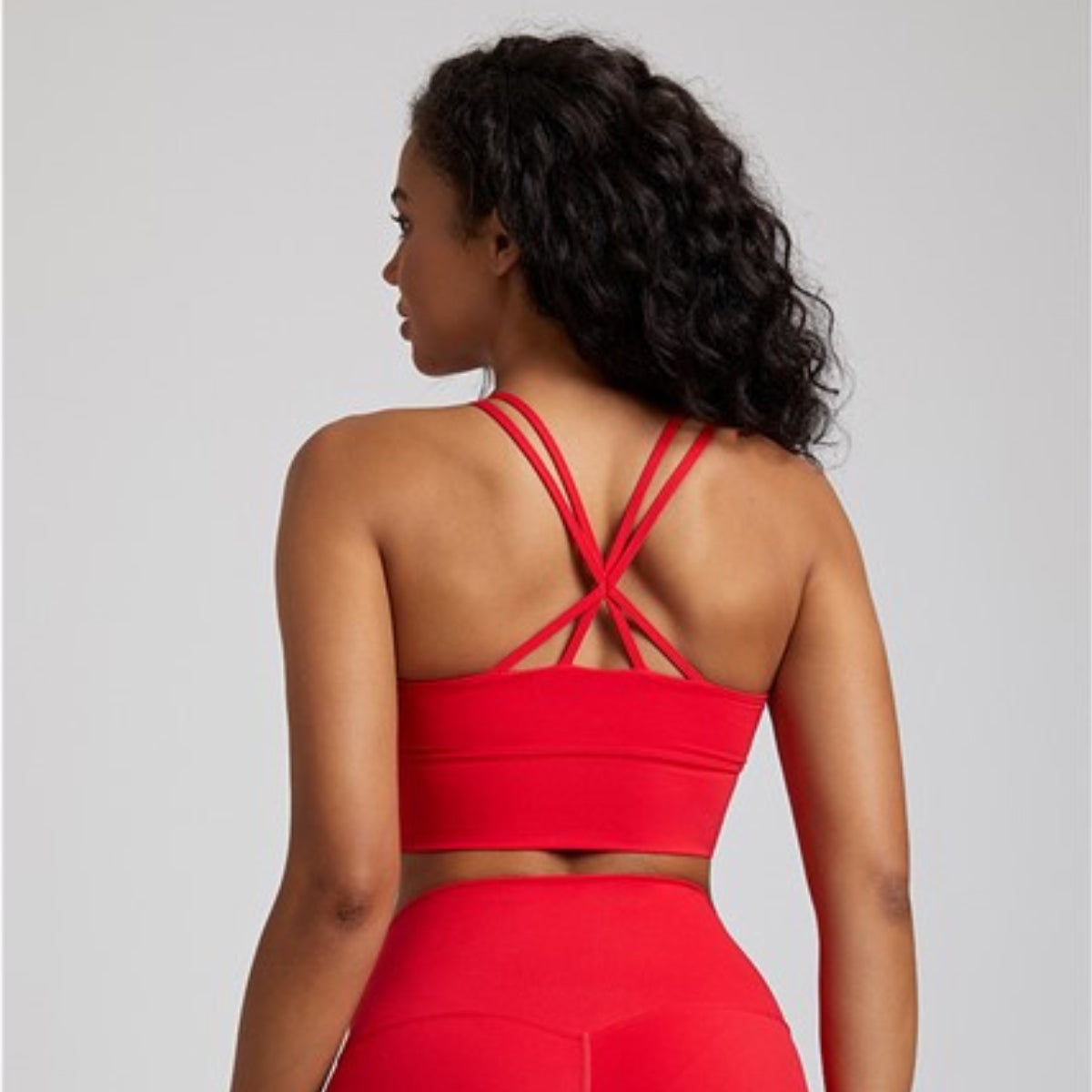 Yoga Namaste bra - red / S