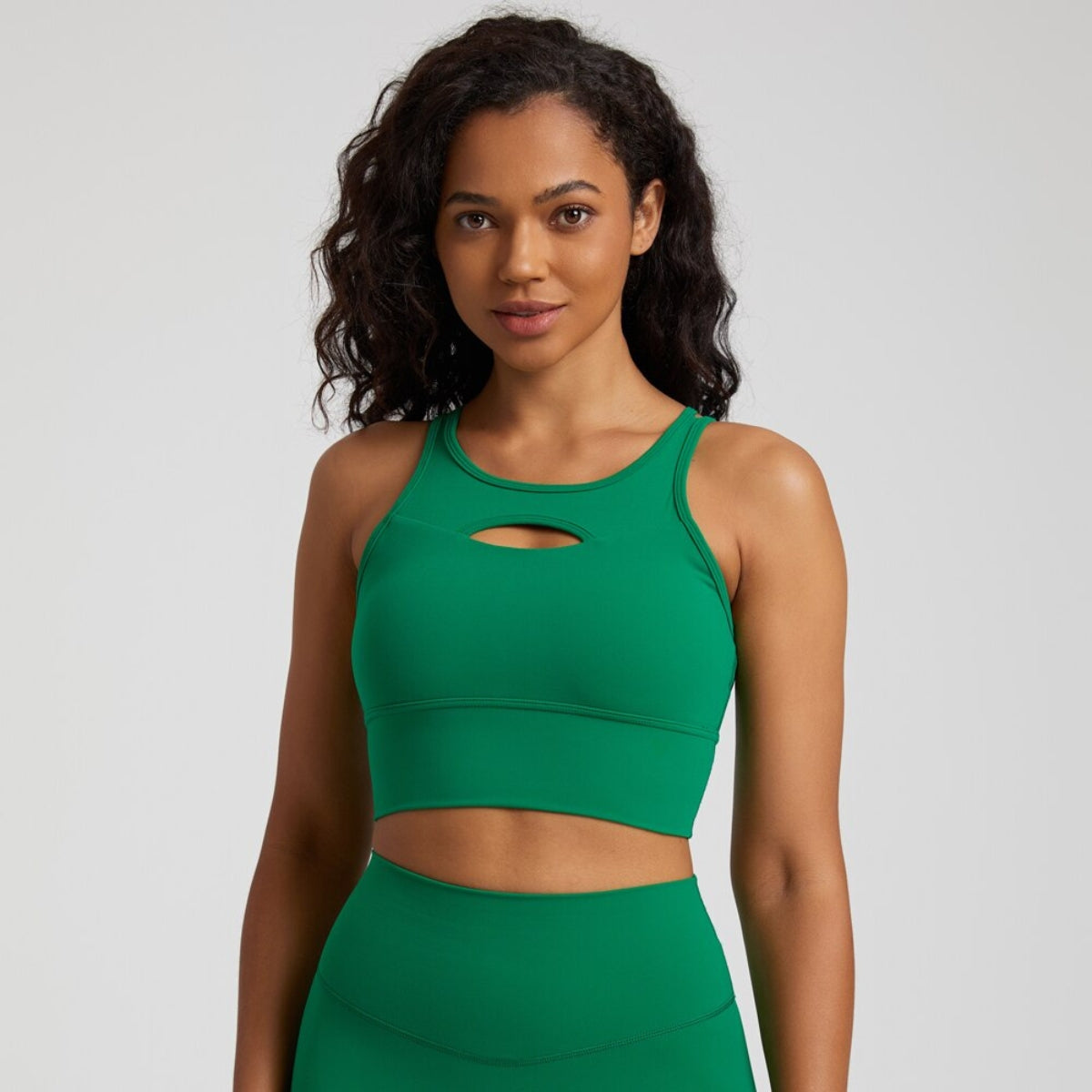 Ujjayi Yoga Bra - green / S