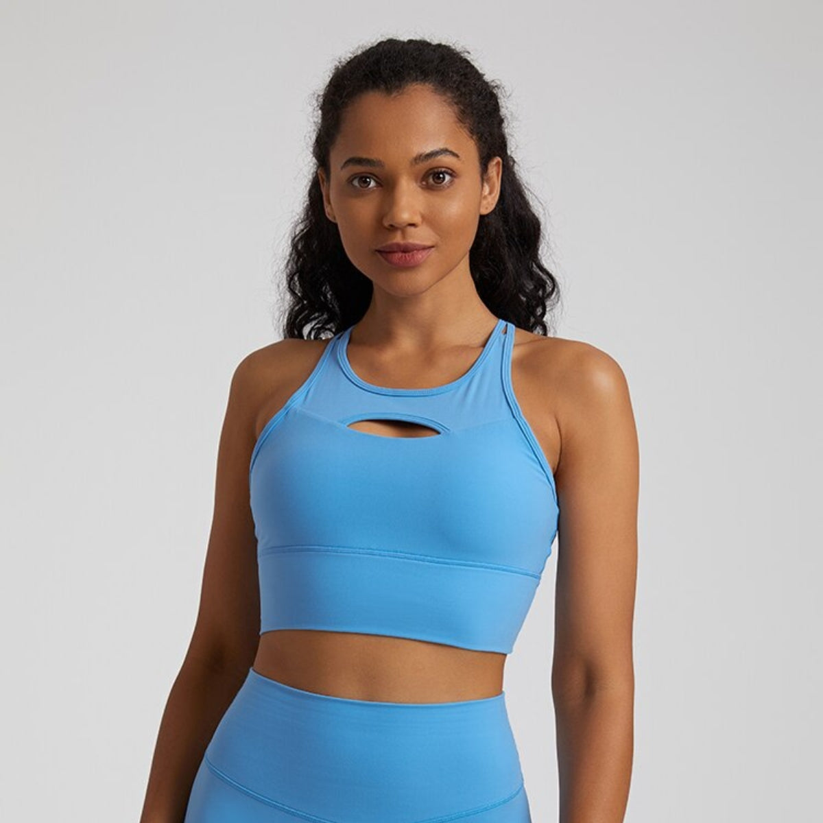 Ujjayi Yoga Bra - light blue / S