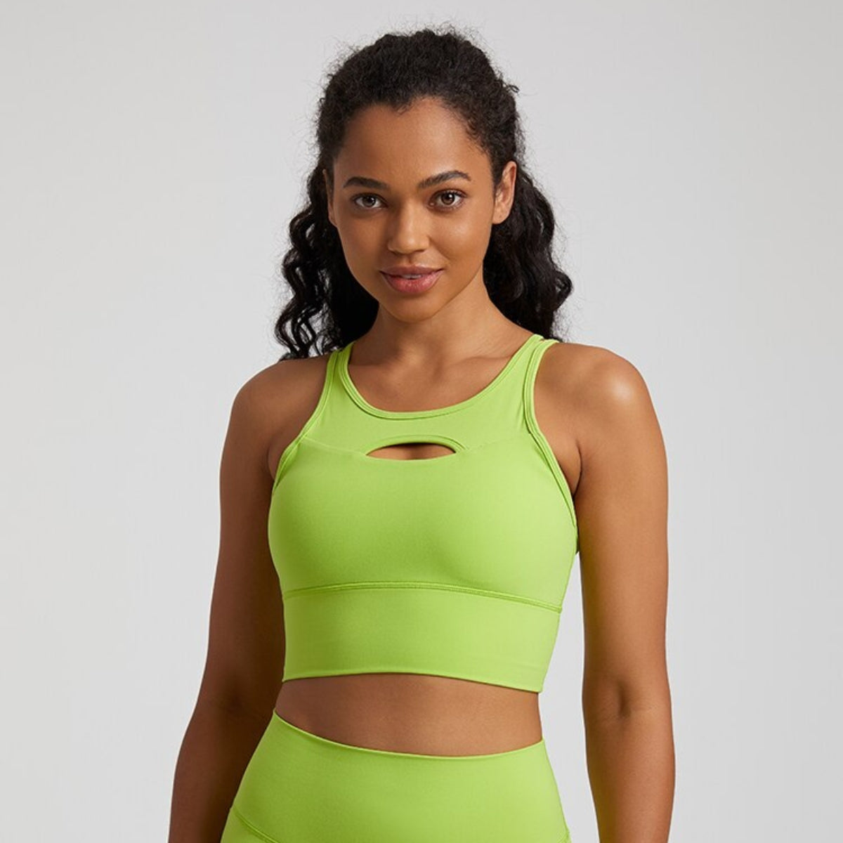 Ujjayi Yoga Bra - light green / S