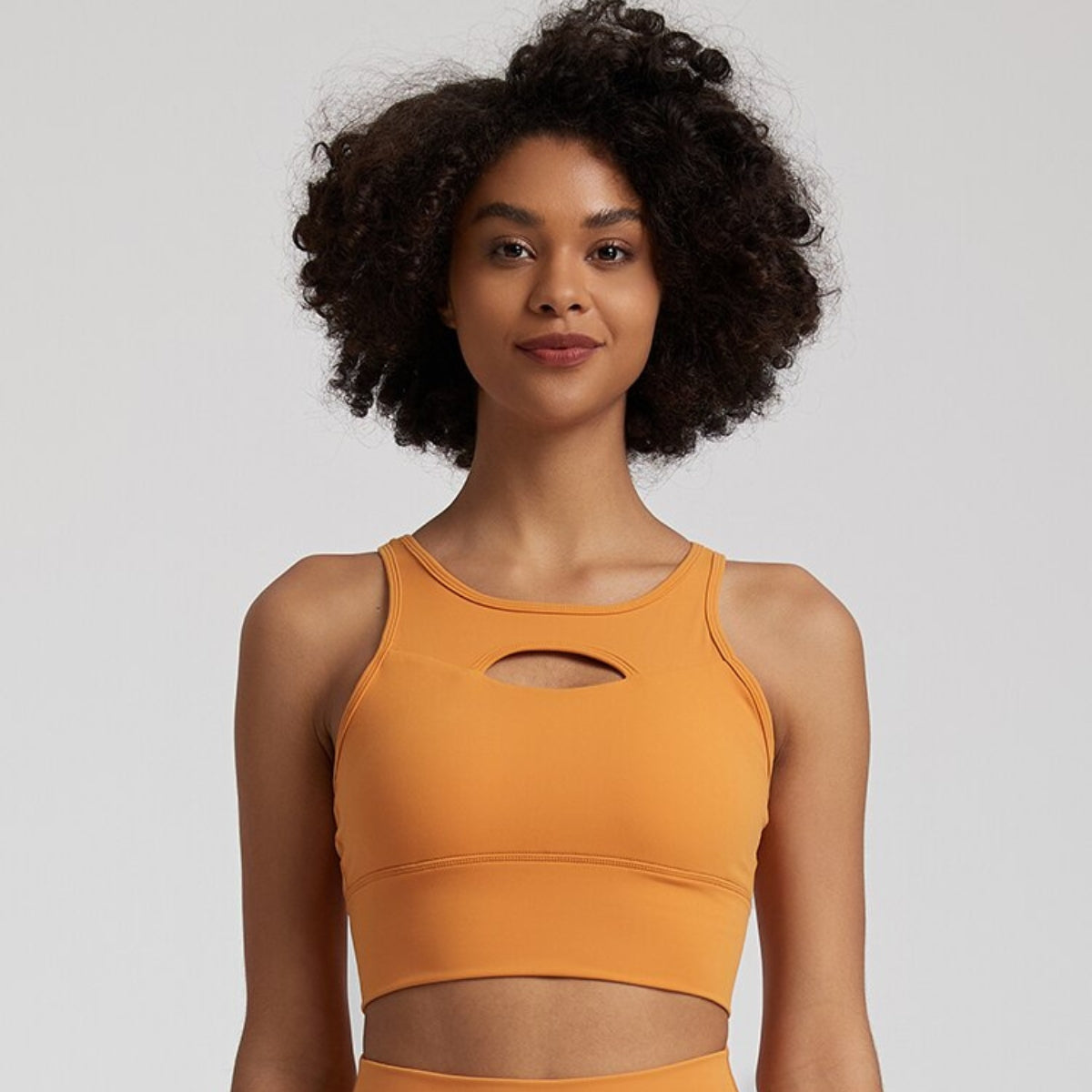 Ujjayi Yoga Bra - orange / S