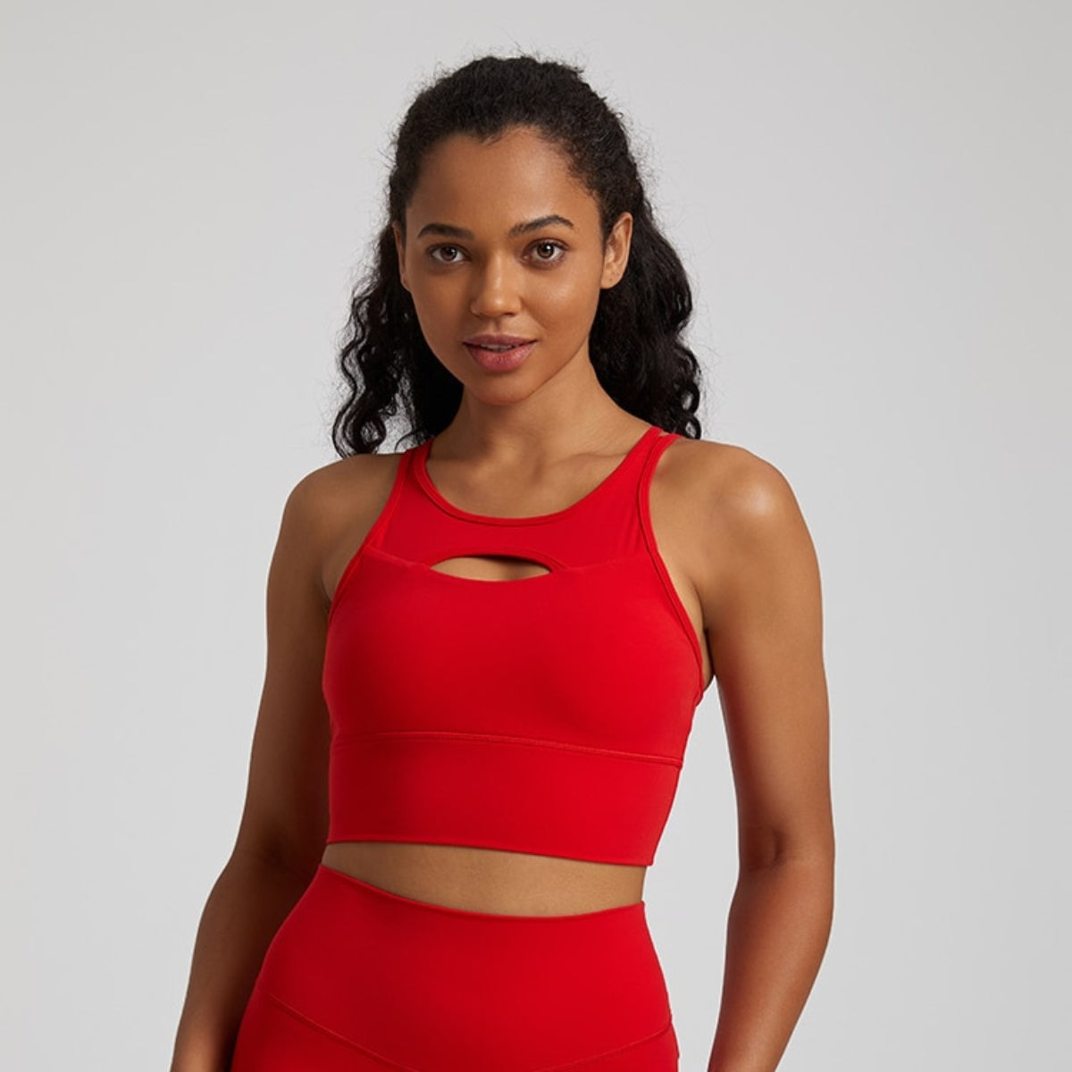 Ujjayi Yoga Bra - red / S