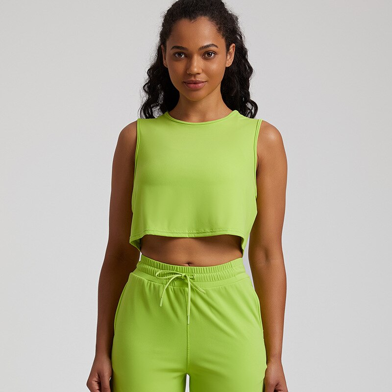 Yoga Nadi tank top - light green / S