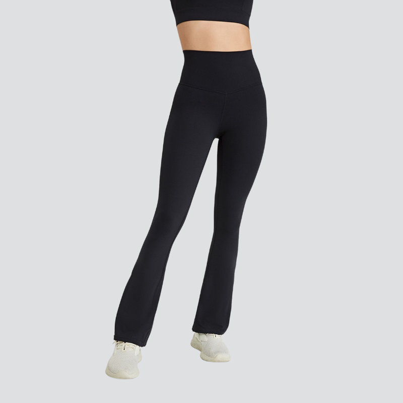 Women's yoga pants - black / S