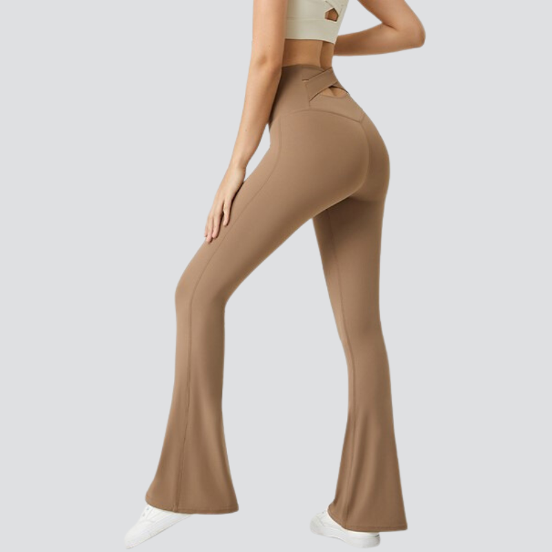 Women's yoga pants - brown / S