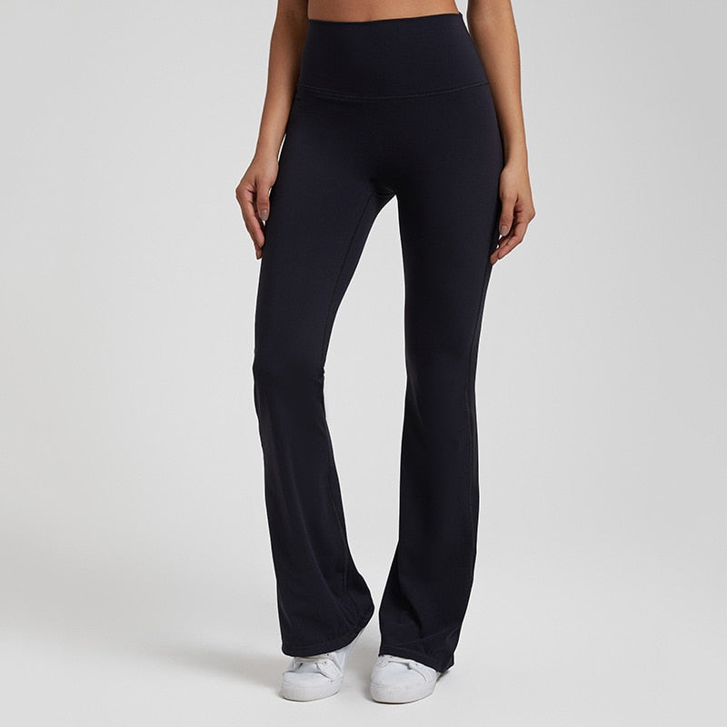 Women's yoga pants - black / S