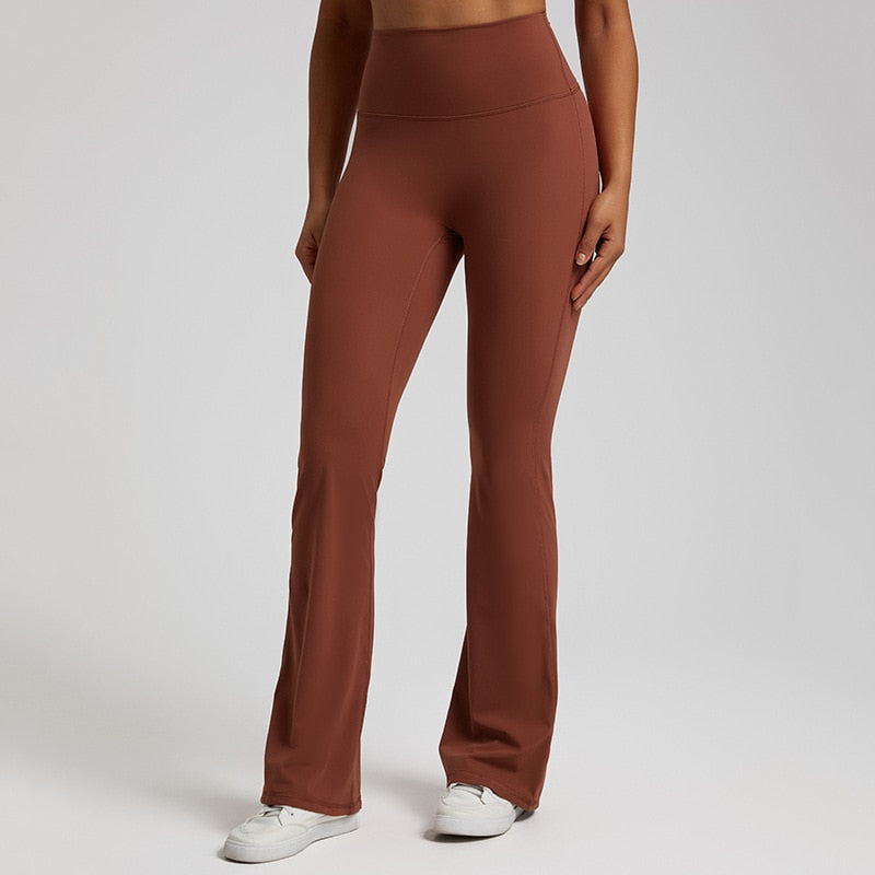 Women's yoga pants - brown / S