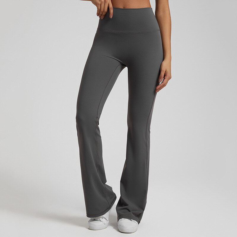 Women's yoga pants - grey / S