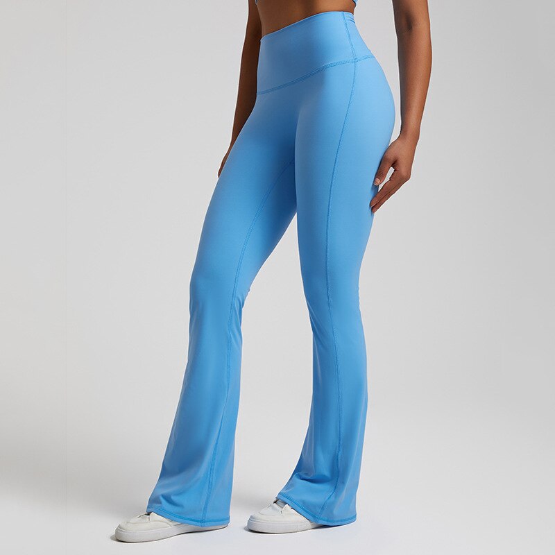 Women's yoga pants - light blue / S