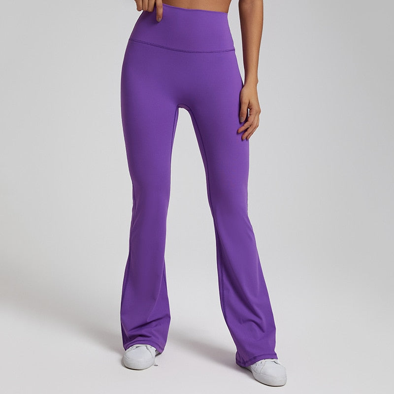 Women's yoga pants - purple / S