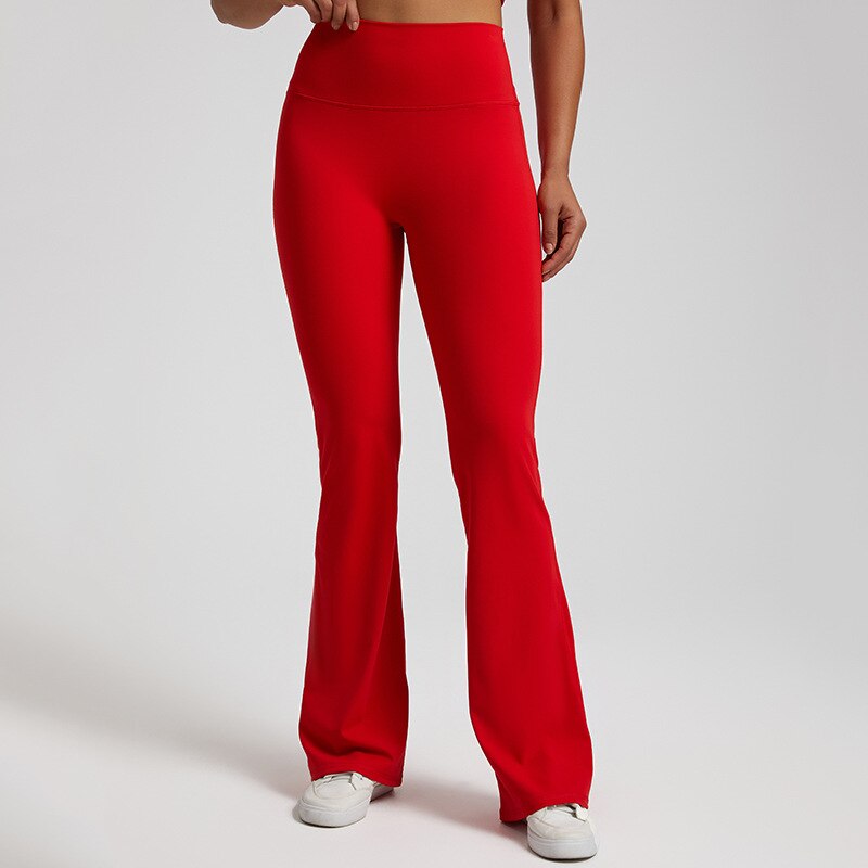 Women's yoga pants - red / S