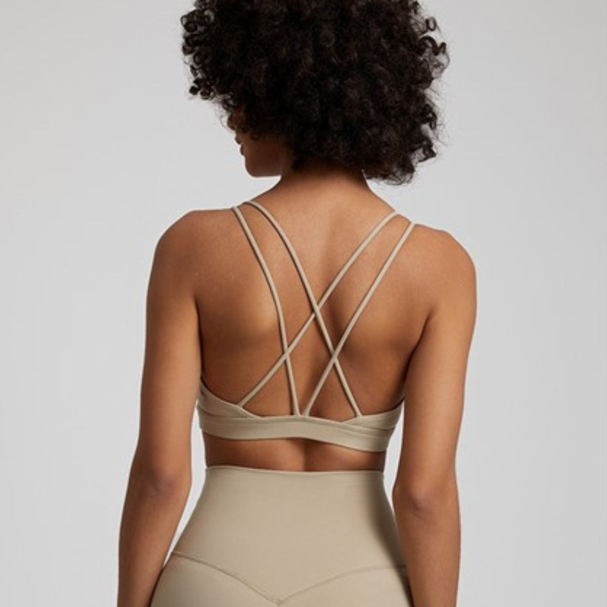 Yoga Yantra bra - beige / S