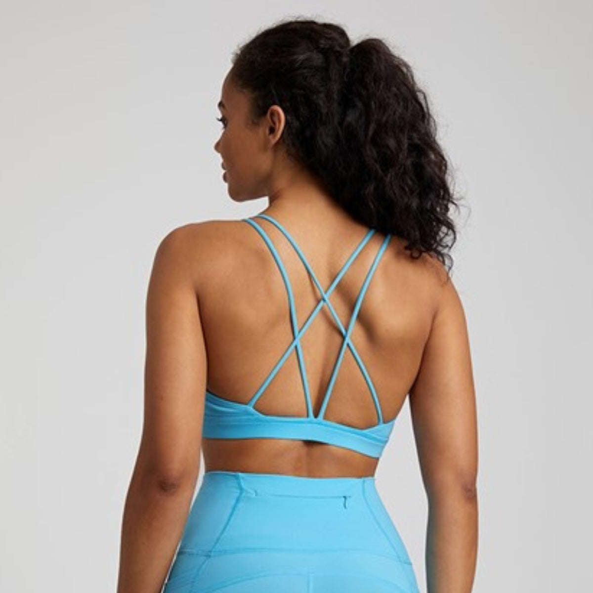 Yoga Yantra bra - light blue / S