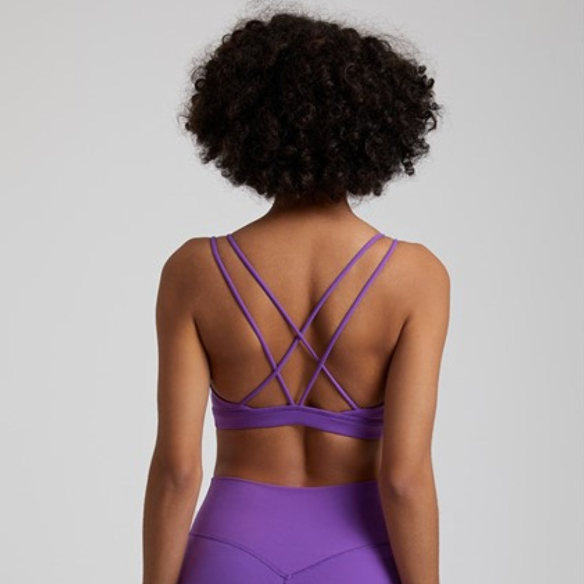 Yoga Yantra bra - purple / S