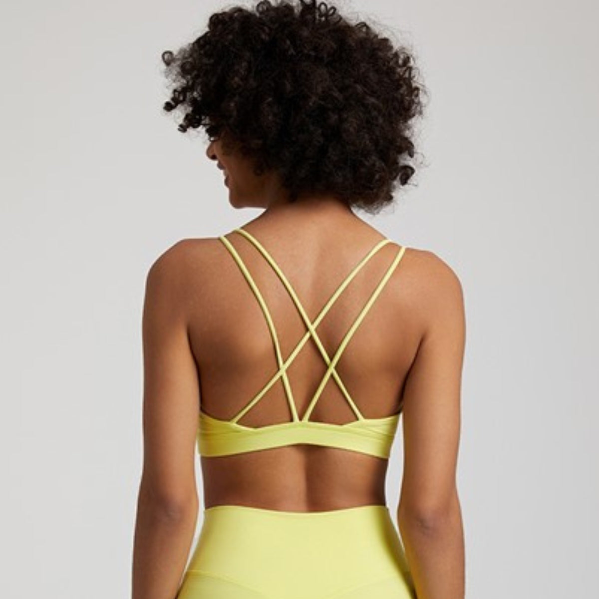 Yoga Yantra bra - yellow / S