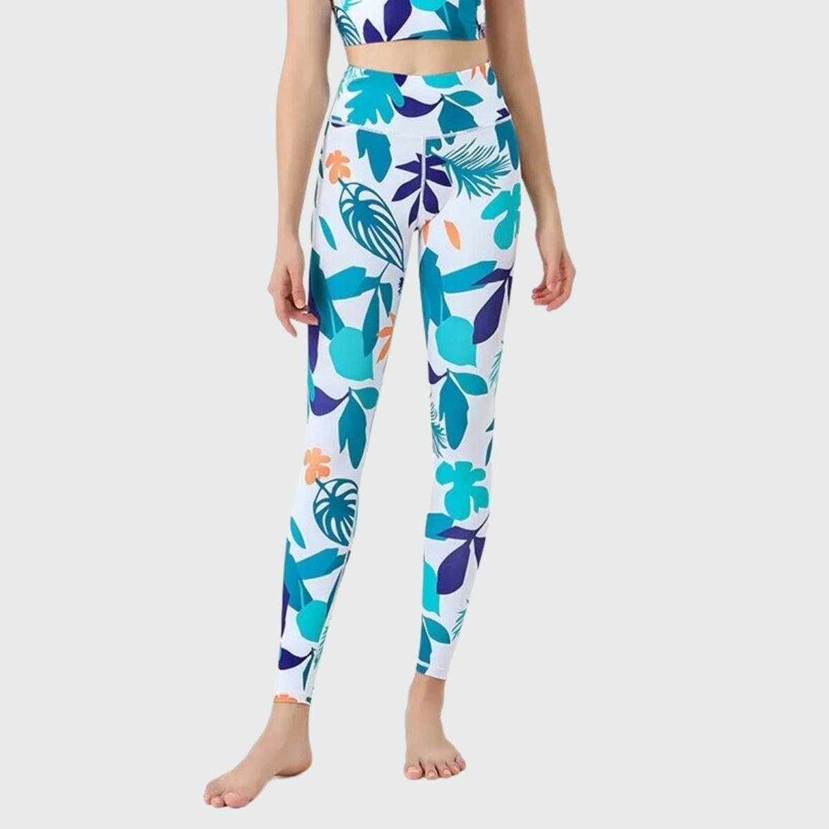 Legging Yoga Kanya - plants / S