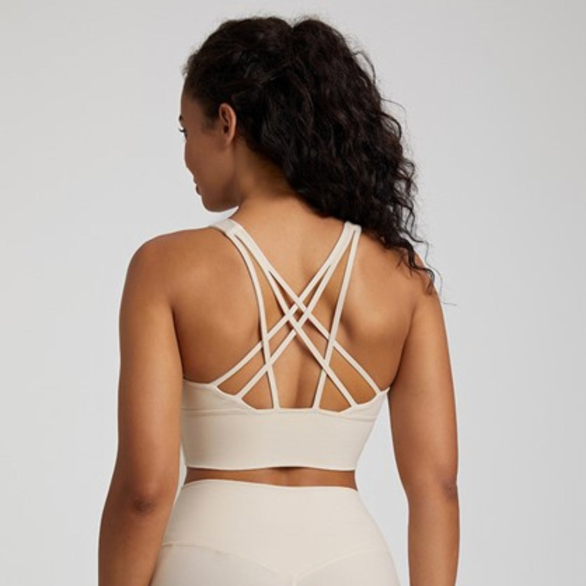 Yoga Flow bra - beige / S