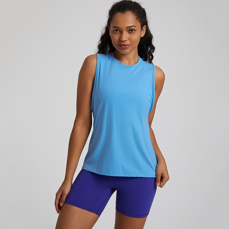 Mauna Yoga tank top - light blue / S