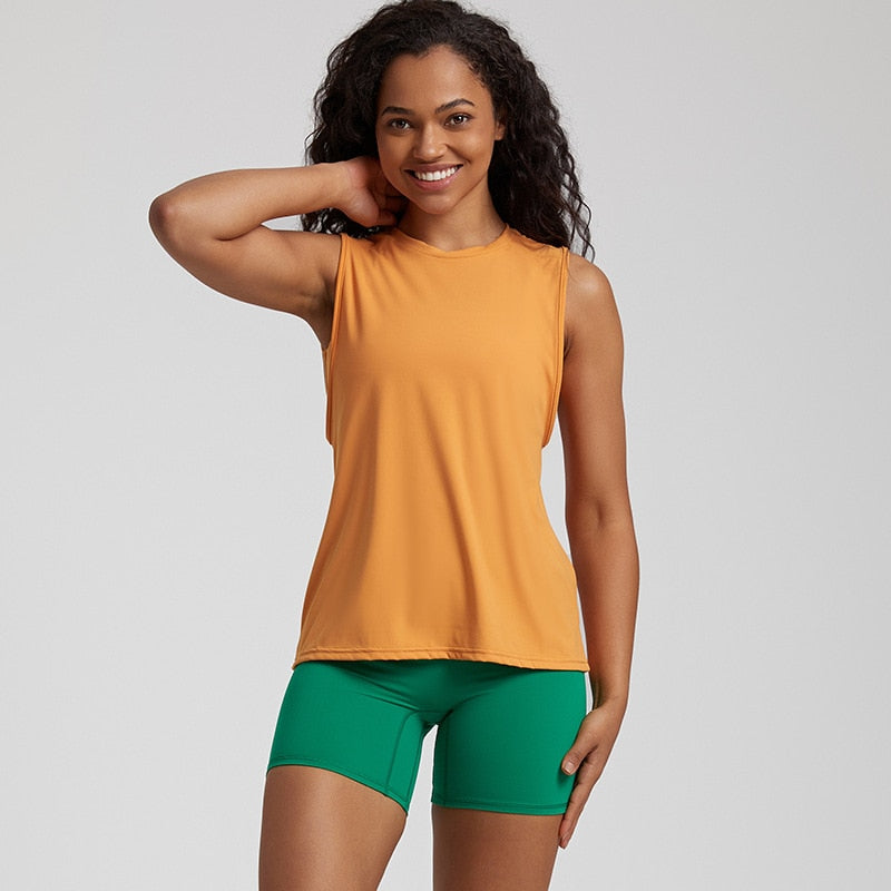 Mauna Yoga tank top - orange / S