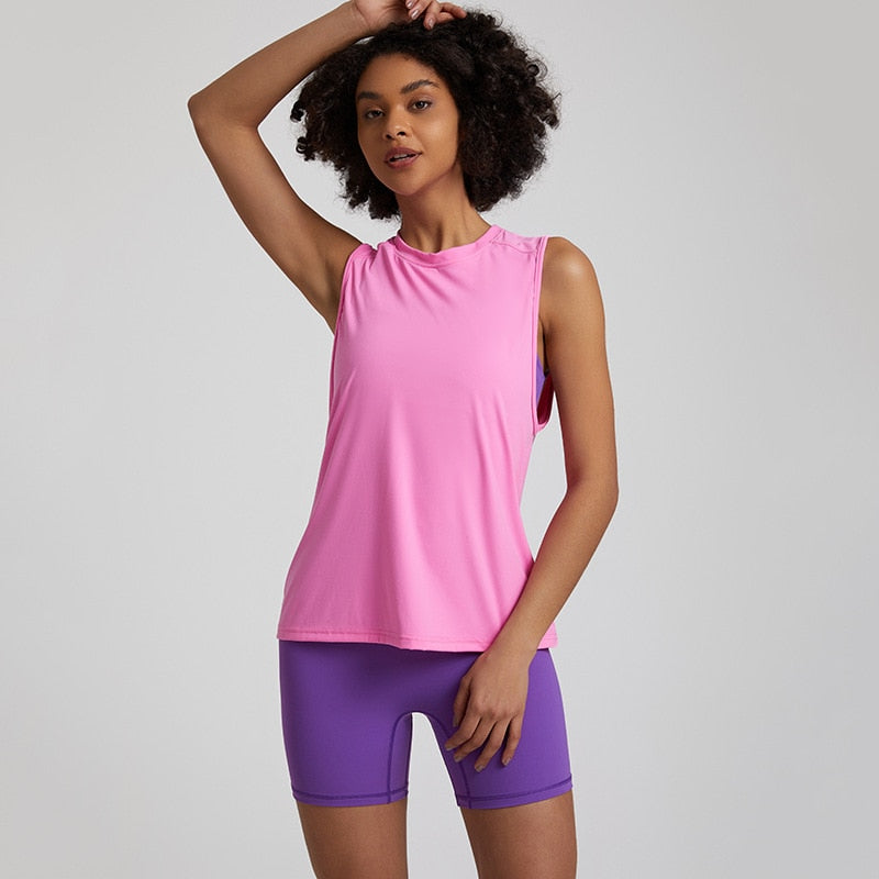 Mauna Yoga tank top - pink / S