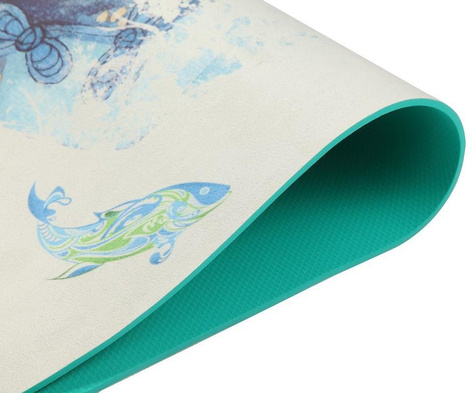 Geisha non-slip yoga mat - Grey