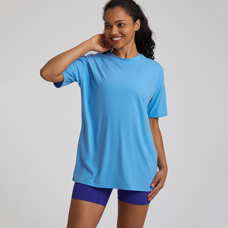 Yoga Ample T-shirt - light blue / S