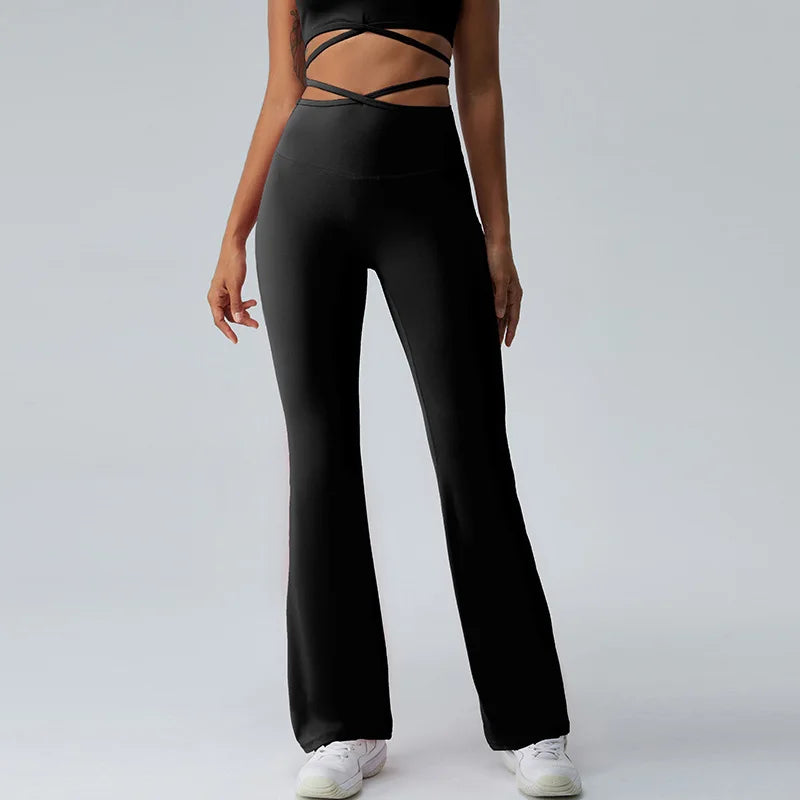 Yoga Bell Pants - black / S