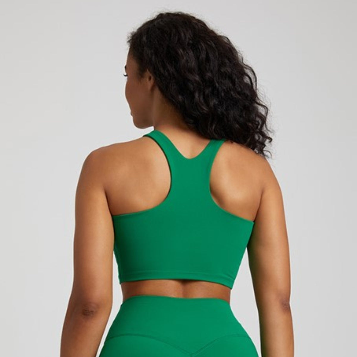 Yoga backswimming bra - green / S