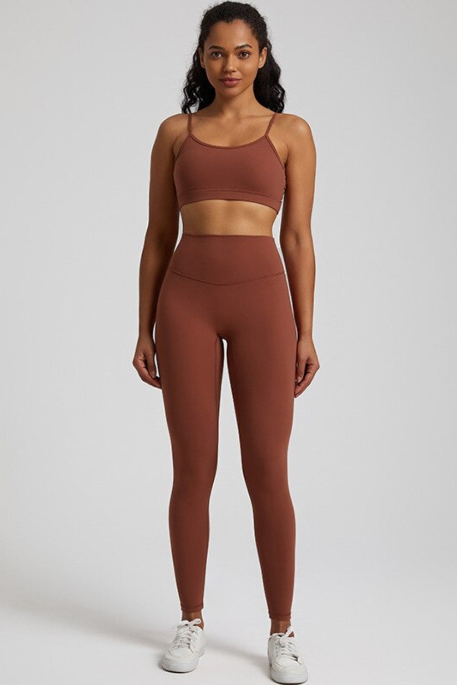 Sexy Women's Yoga Set - brown / S