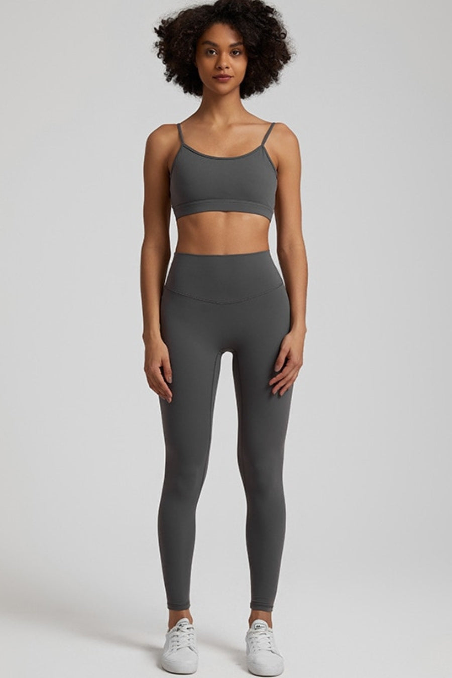 Sexy Women's Yoga Set - grey / S