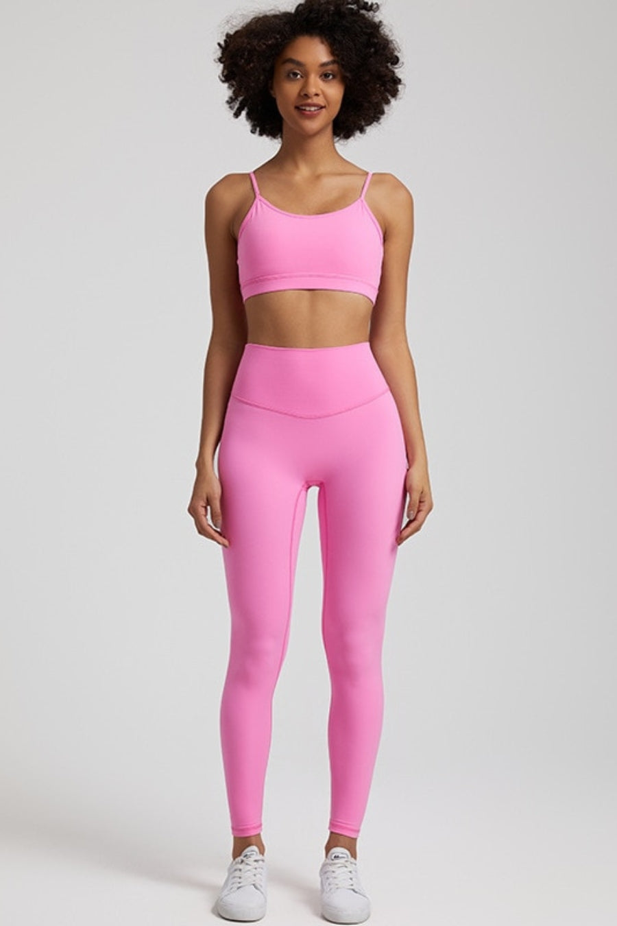 Sexy Women's Yoga Set - light pink / S