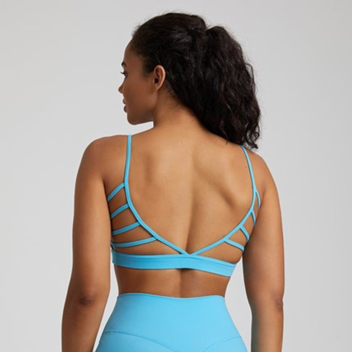 Sexy Yoga bra - Light blue / S