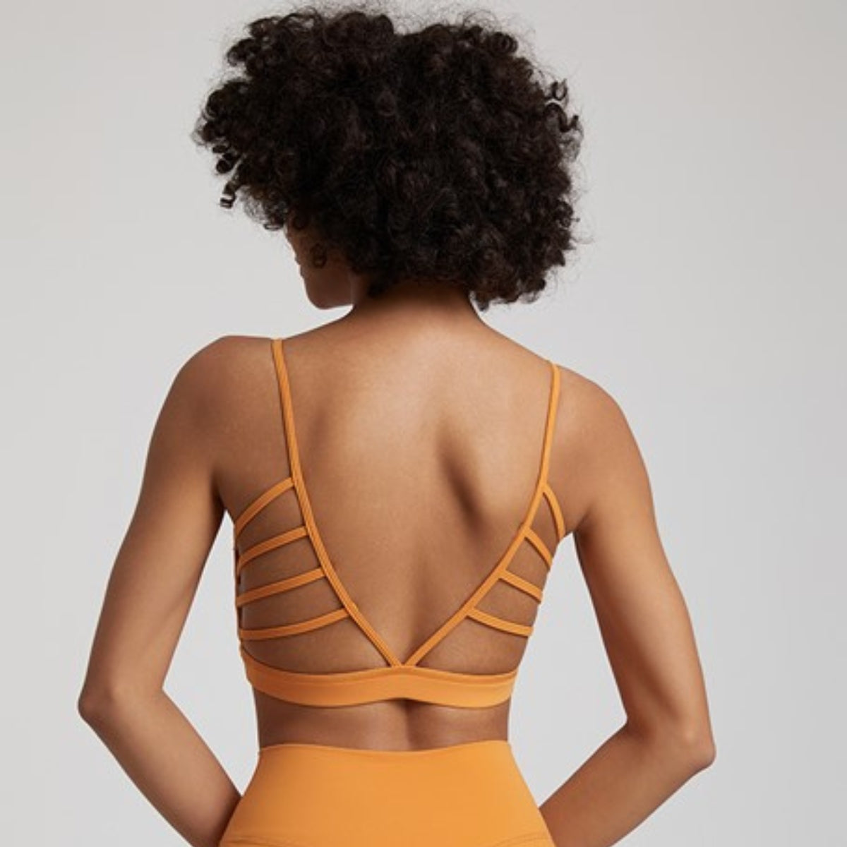 Sexy Yoga Bra - Orange / S