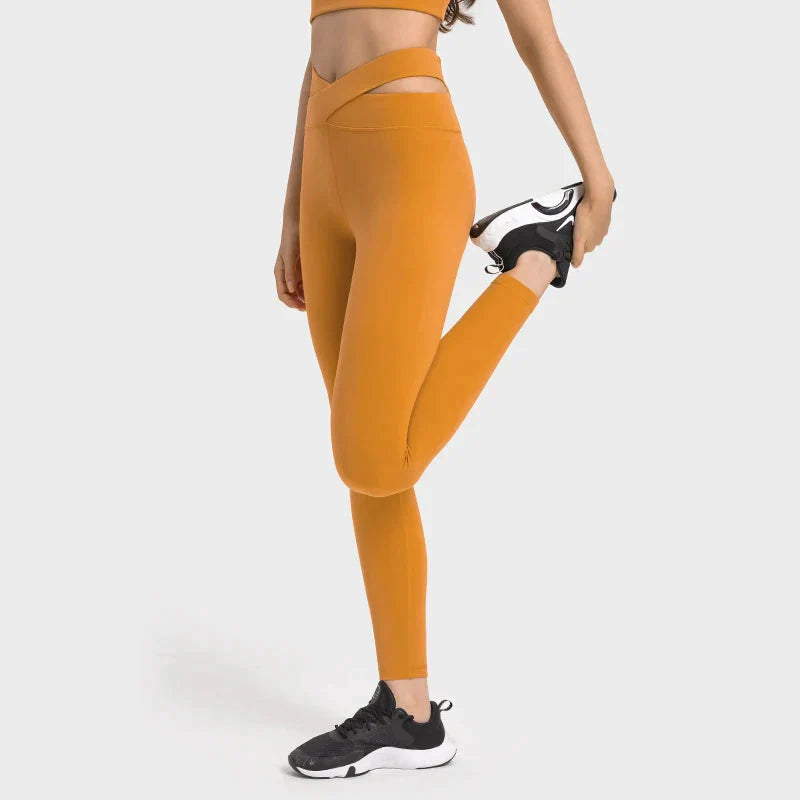 Mayura Yoga Legging - orange / XS