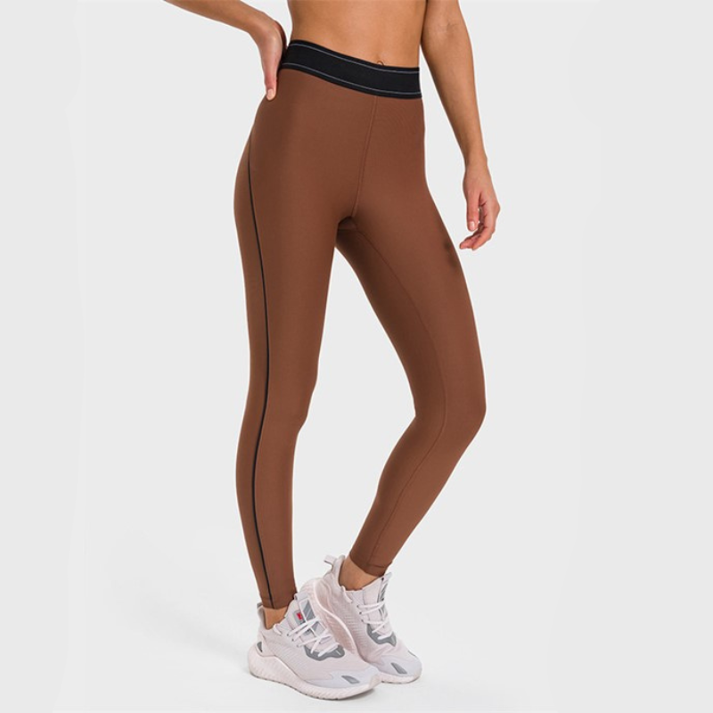 Yoga Breathe Legging - brown / XS