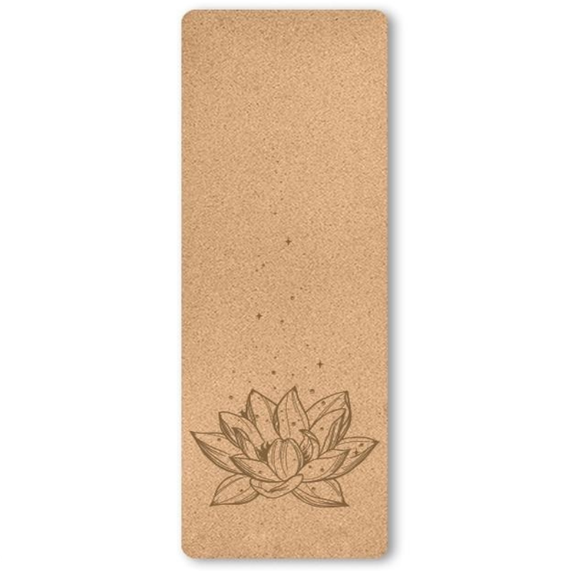 Yoga mat Sweet Lotus cork - Lotus flower