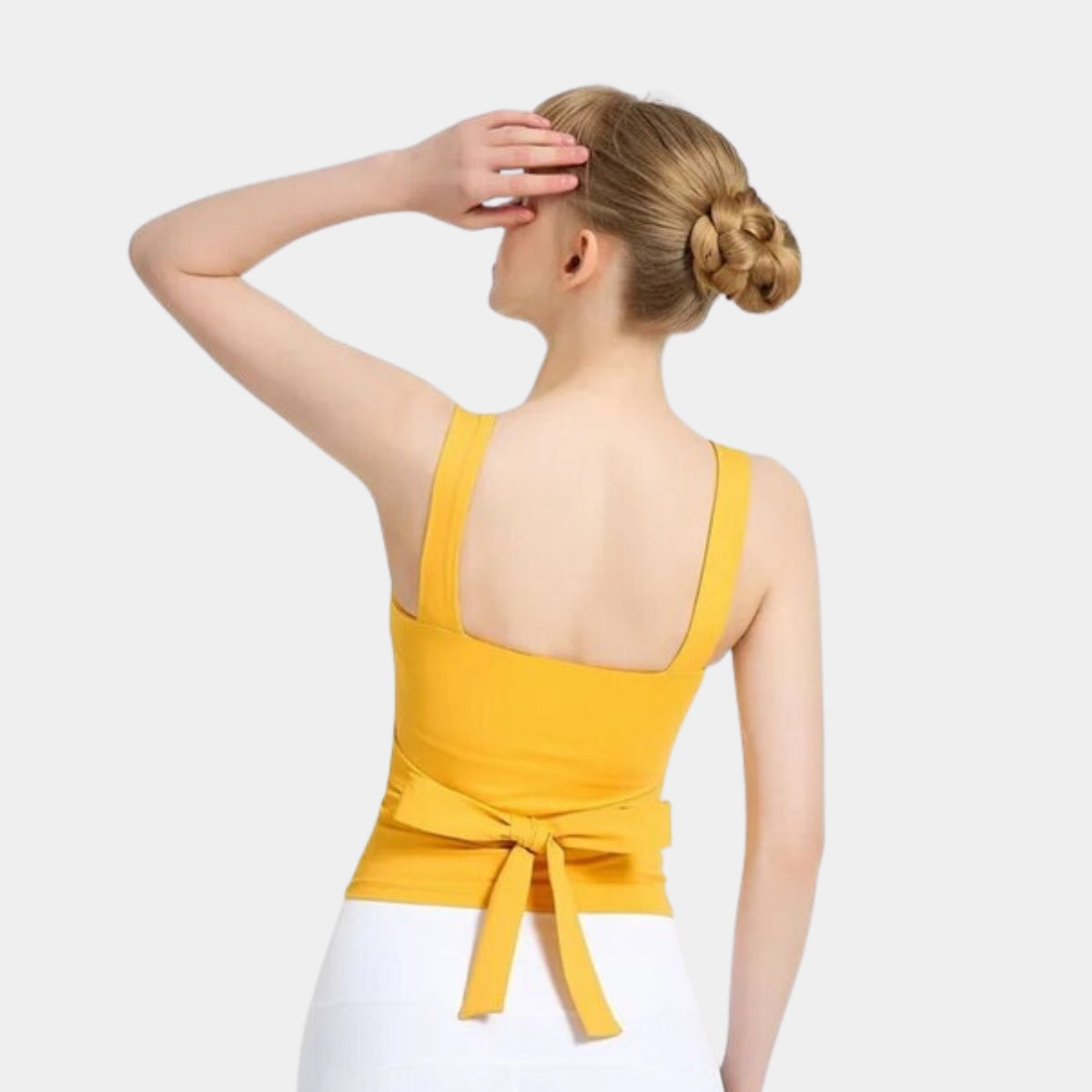 Vintage Yoga tank top - yellow / S