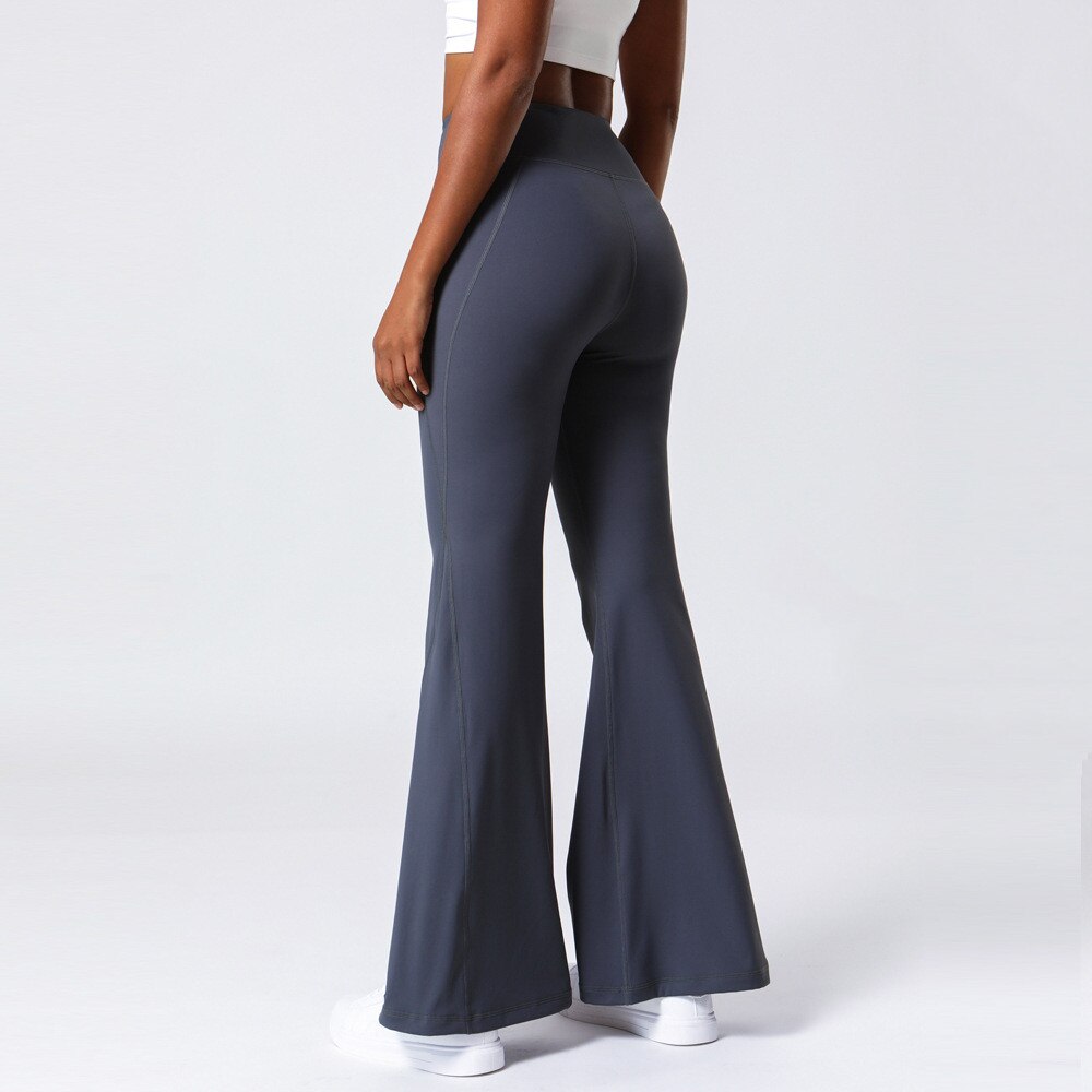 High-Waisted Flared Yoga Pants