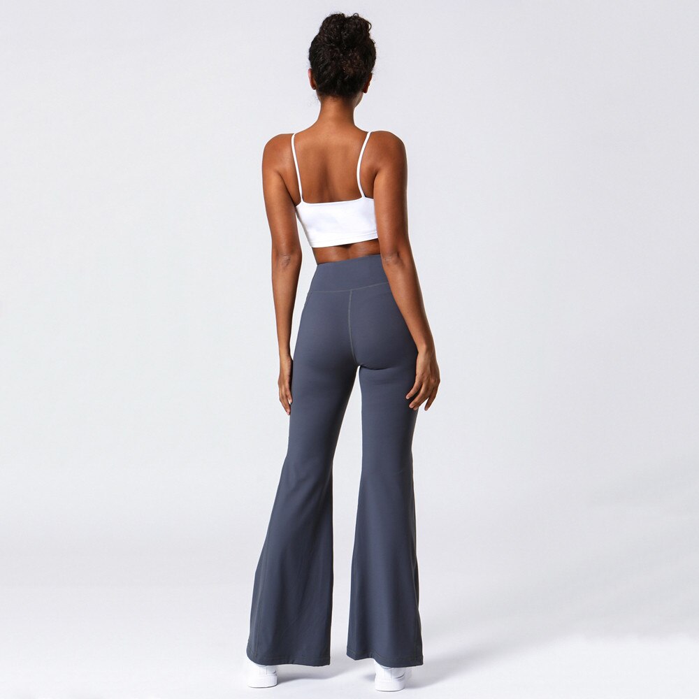 High-Waisted Flared Yoga Pants