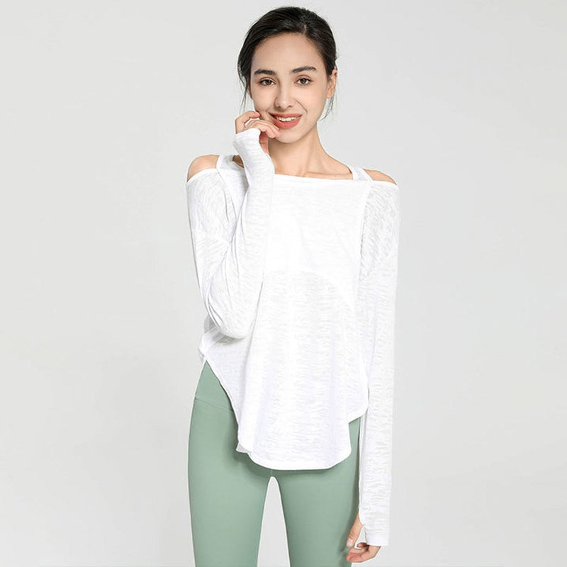 Semi-transparent Yoga Sweater