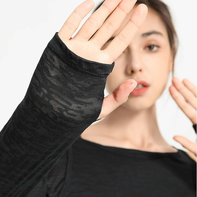 Semi-transparent Yoga Sweater