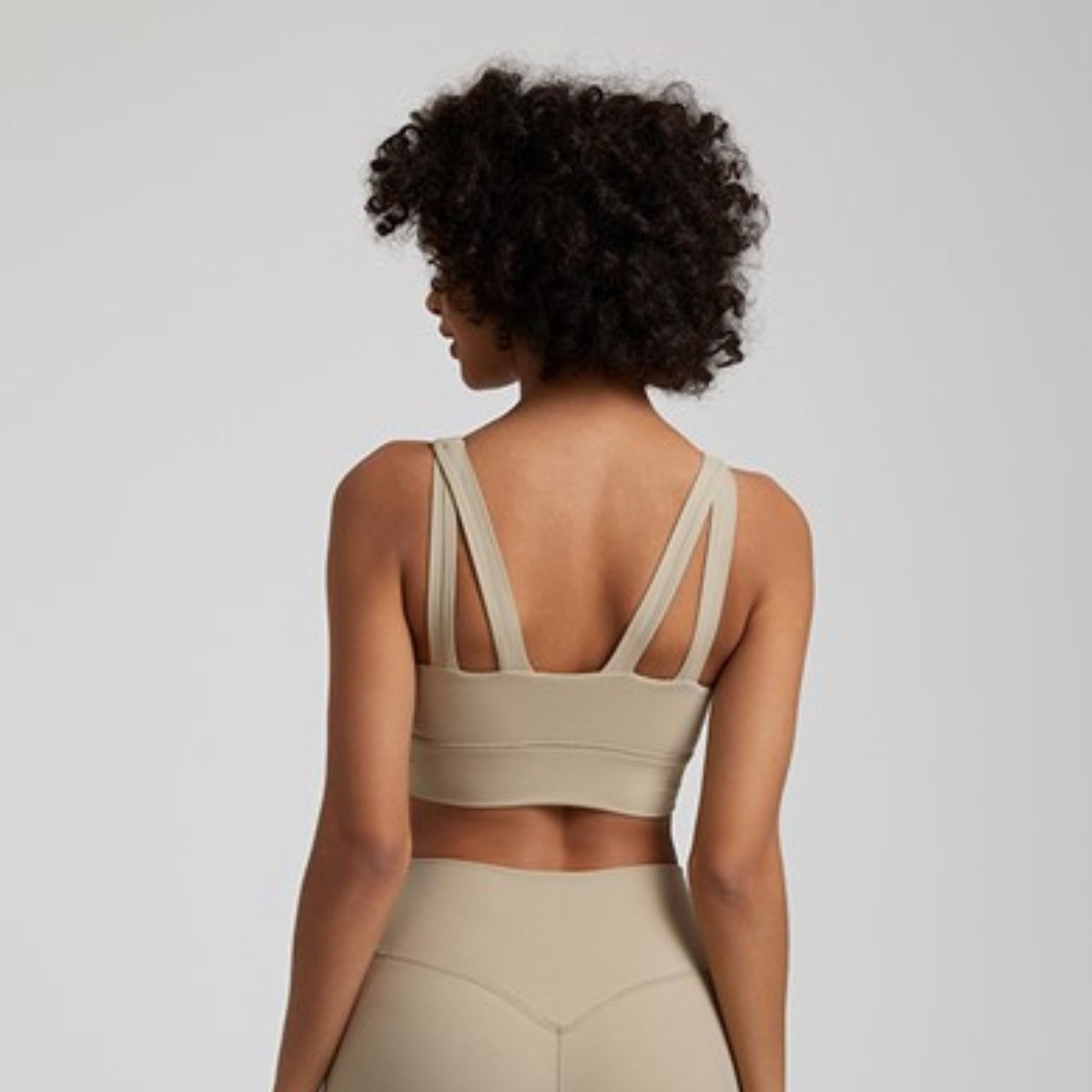 Yoga bra Agatha - beige / S