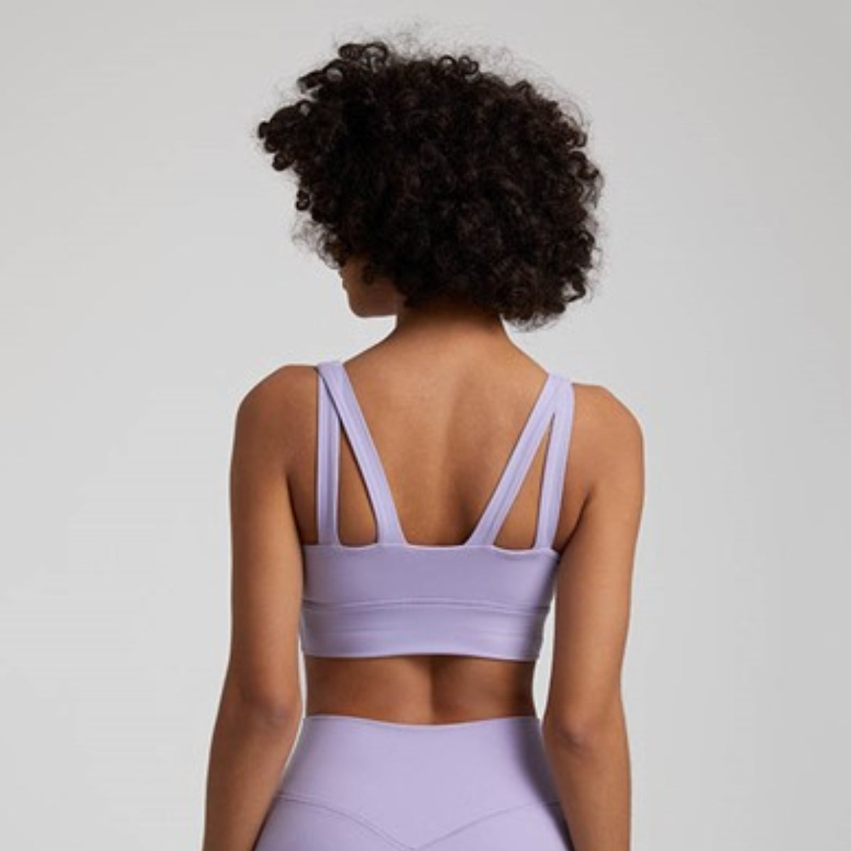 Yoga bra Agatha - light purple / S