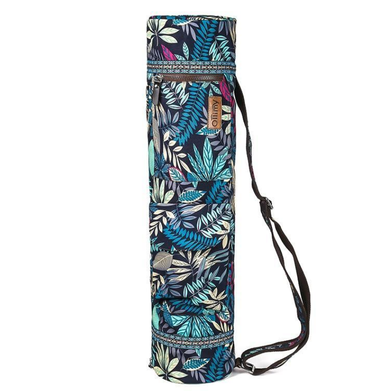 Blue Spring Yoga Mat Bag - Blue