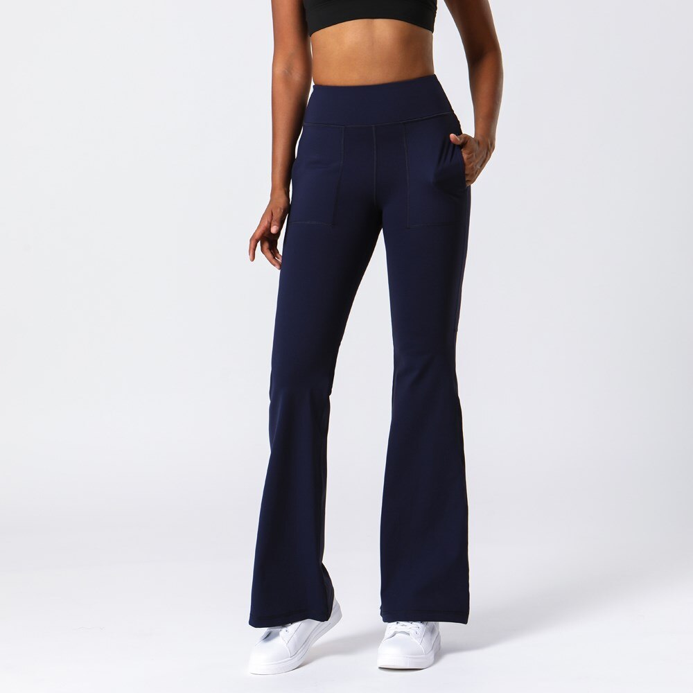 Women's Modern Yoga Pants - navy blue / S