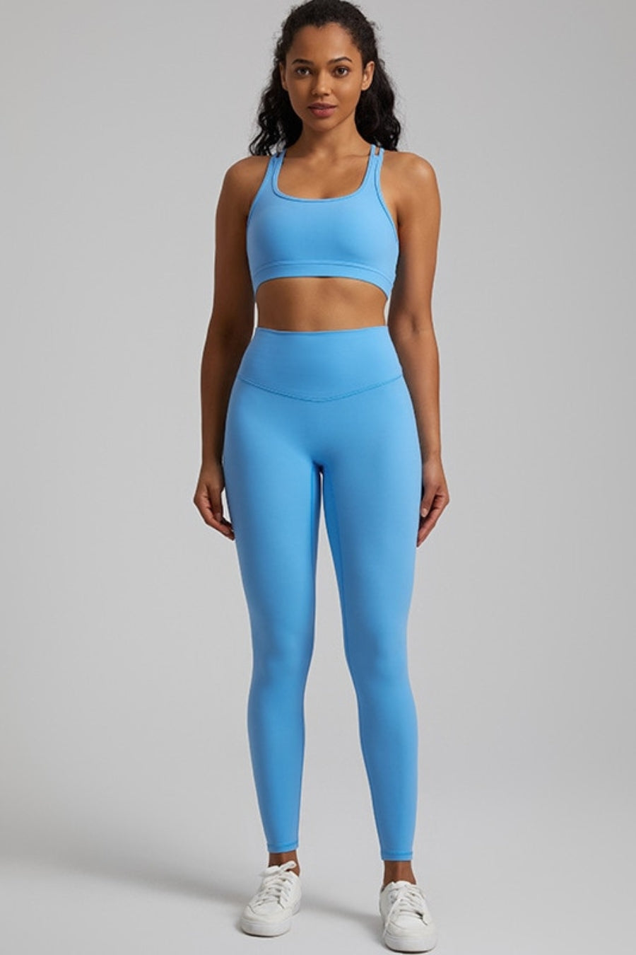 Satnam women's yoga set - light blue / S