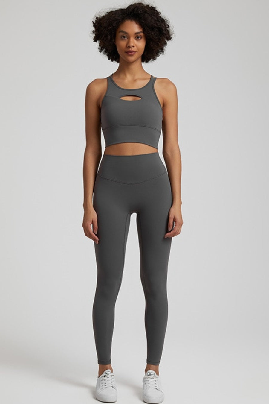 Ujjayi Women's Yoga Set - grey / S